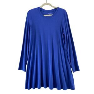 Eileen Fisher Blue Long Sleeve Dress